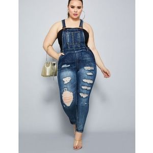 Denim overalls